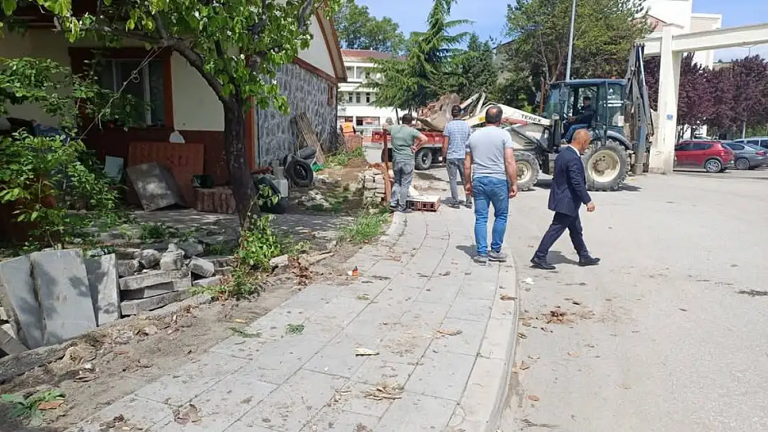 Olur Belediyesi, Estetik Değişim İçin Çalışmalarını Sürdürüyor