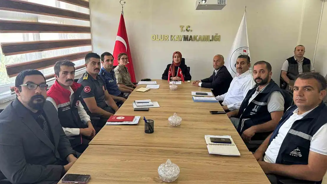 Olur'da orman yangınlarına karşı sıkı tedbirler