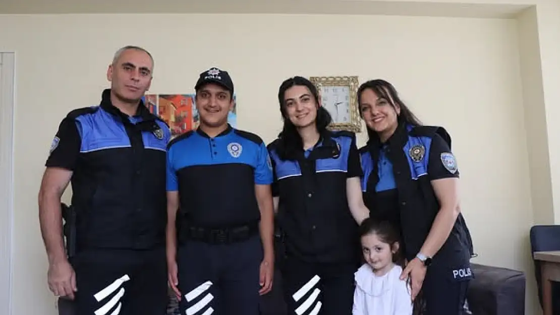 Özel Çocuk Ahmet Arif'in Polis Olma Hayali Gerçekleşti