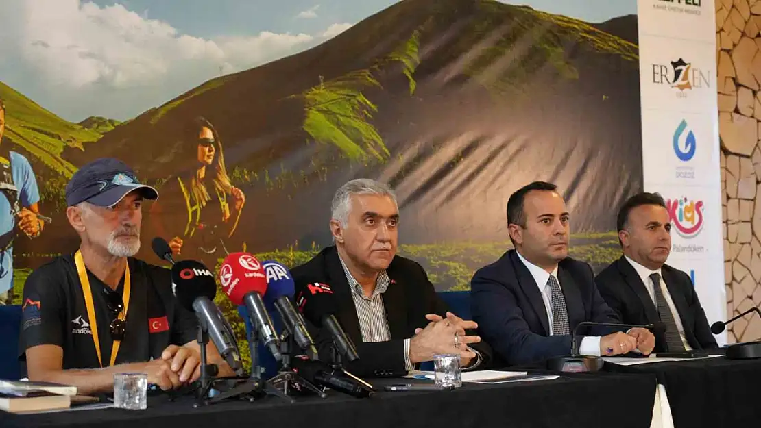Palandöken Zirvesi'ne Koşu Etkinliği Heyecanı