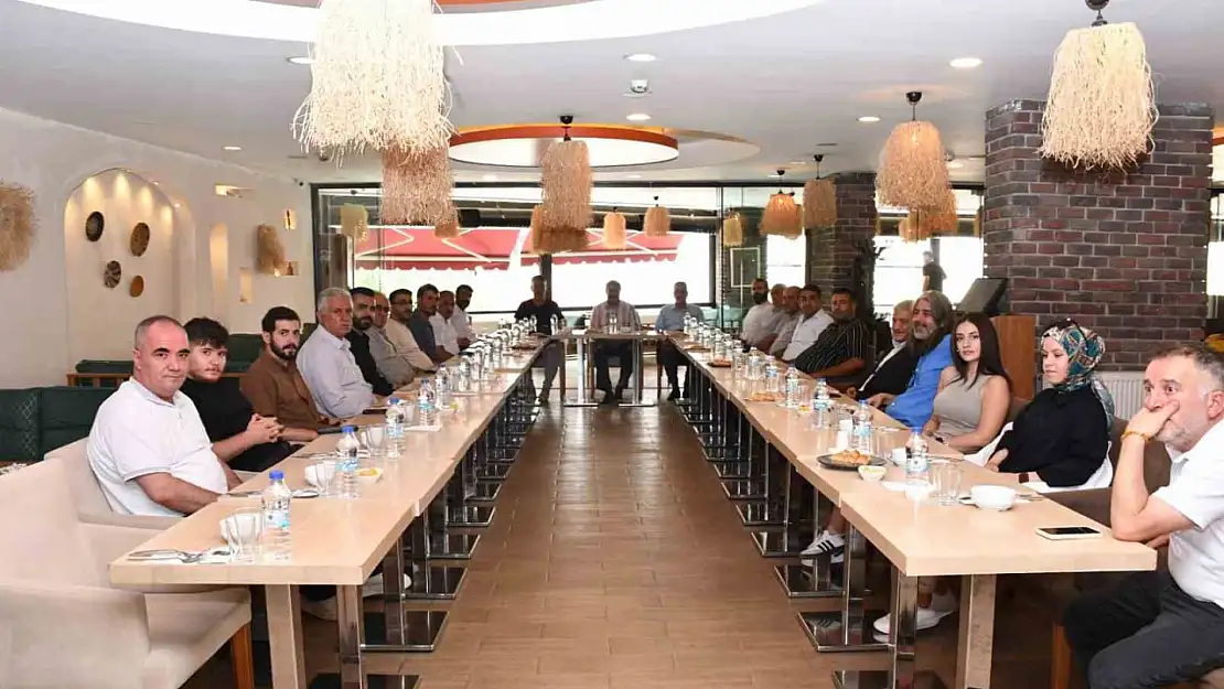 Patnos Belediye Başkanı Taşkın gazetecilerle bir araya geldi