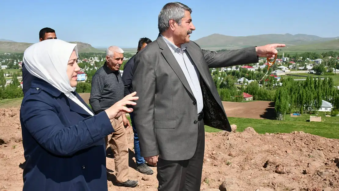 Patnos Seyir Tepesi'nde çalışmalar devam ediyor