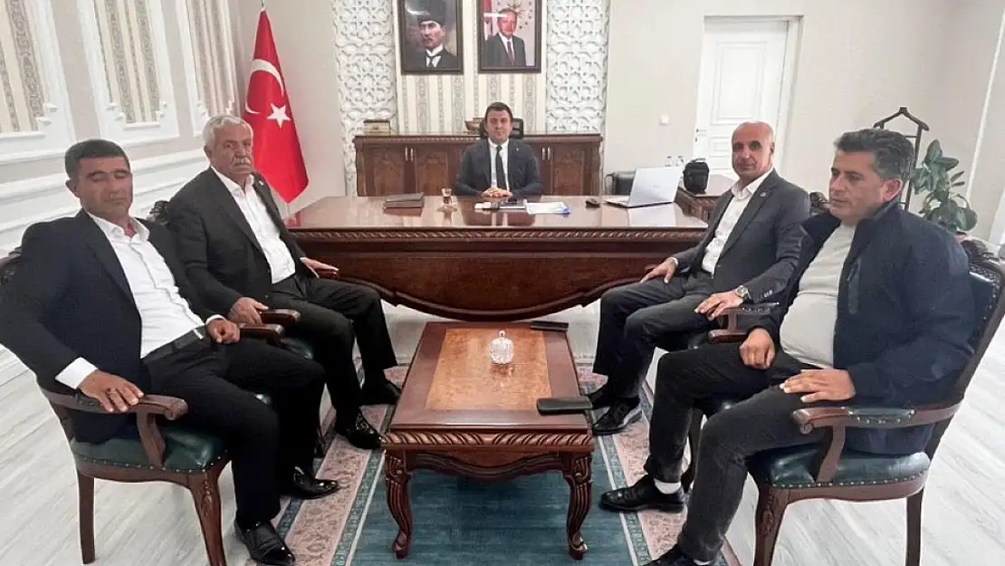 Patnos'ta Kaymakam Dertlioğlu'na ziyaretler sürüyor