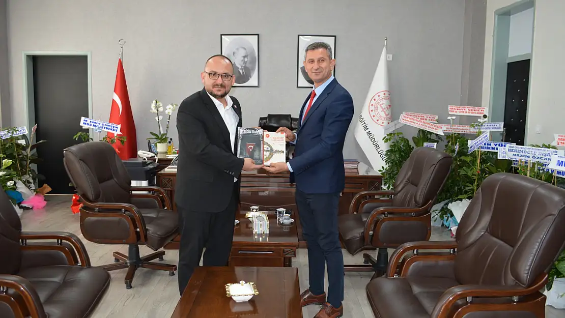Rektör Alican'dan İl Milli Eğitim Müdürü Altay'a Hayırlı Olsun Ziyareti