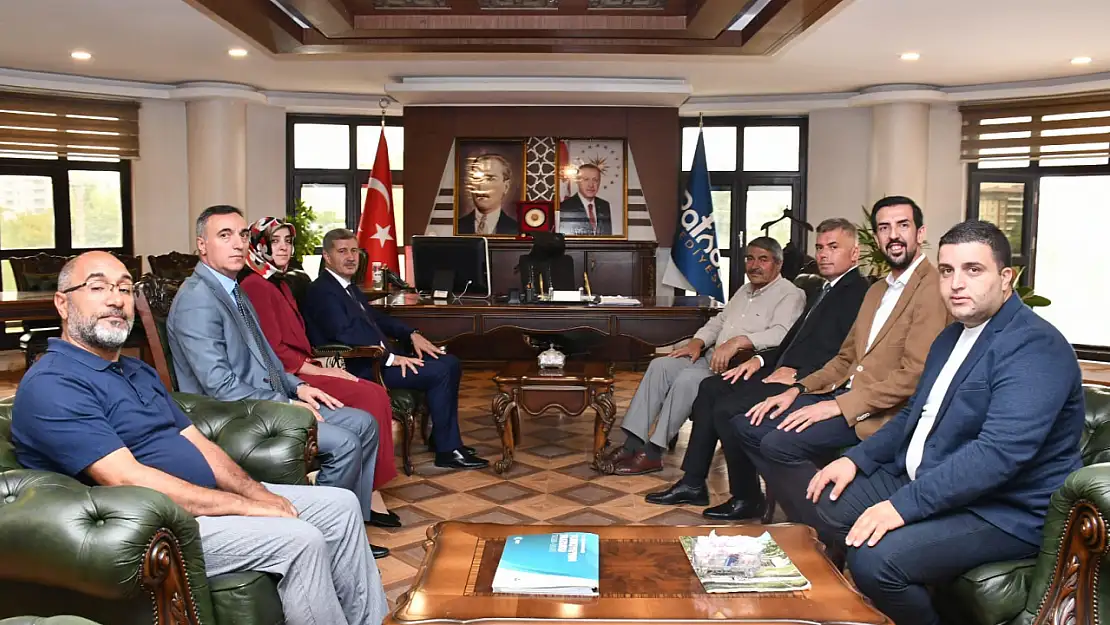 Rektör Gülçin'den Patnos Belediye Başkanı Taşkın'a ziyaret