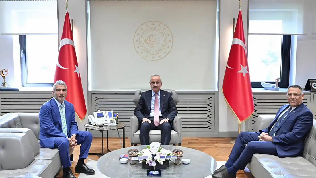 Rektör Gürel ve Milletvekili Alagöz'den Bakan Uraloğlu'na Ziyaret