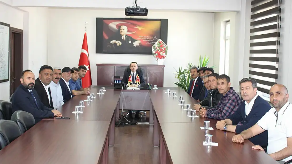 Şehit Aileleri ve Gazilerden Kaymakam Bakan'a Ziyaret