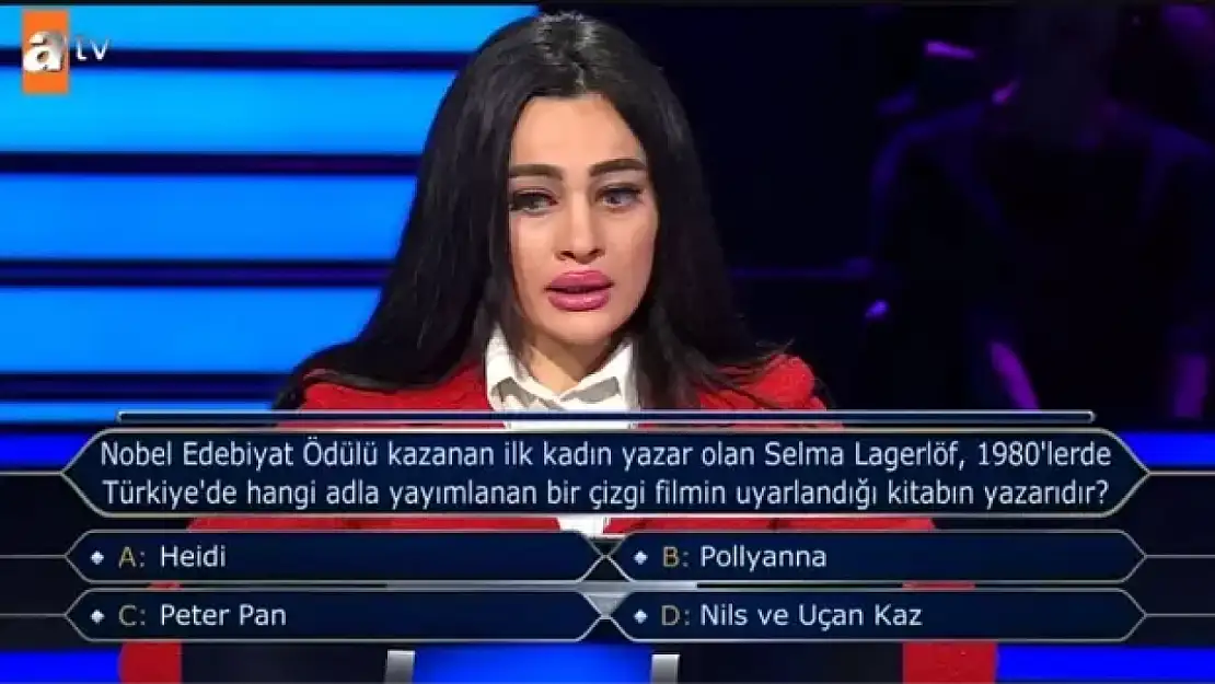 Selma Lagerlöf hangi kitabı Nobel aldı?bHeidi yazarı kim, Nils ve Uçan Kaz yazarı kim?