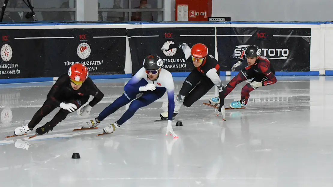 Short Track Türkiye Şampiyonası Erzurum'da start aldı