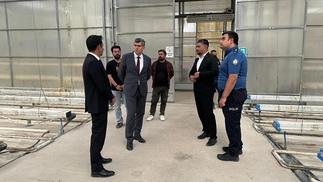 Tarıma dayalı yatırımlar Kaymakam Korkusuz tarafından yerinde incelendi