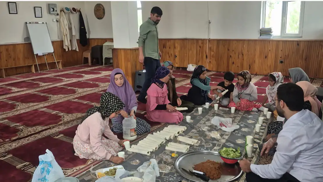 Taşlıçay'da yaz Kur'an kursu öğrencilerine sürpriz etkinlik