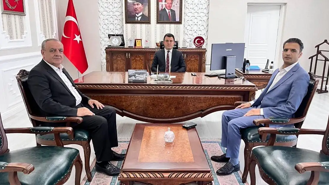 TEİAŞ ve havaalanı müdüründen Kaymakam Dertlioğlu'na ziyaret