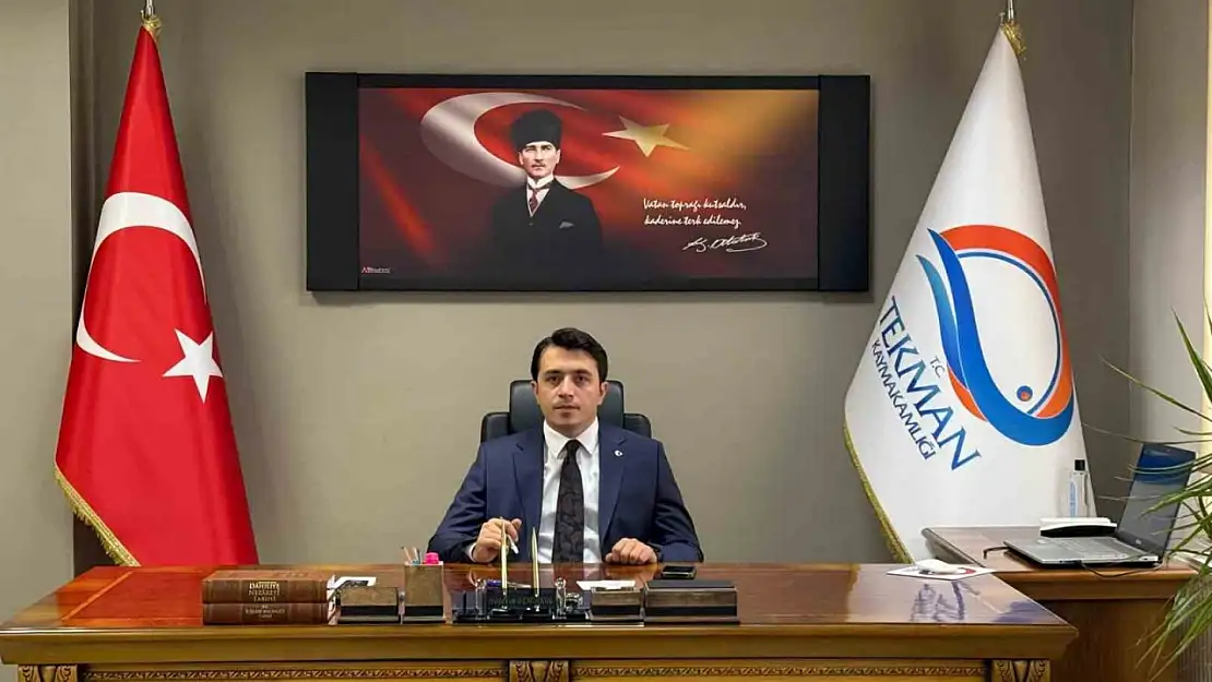 Tekman Kaymakamı Hüseyin Demirkol göreve başladı, törenle karşılandı