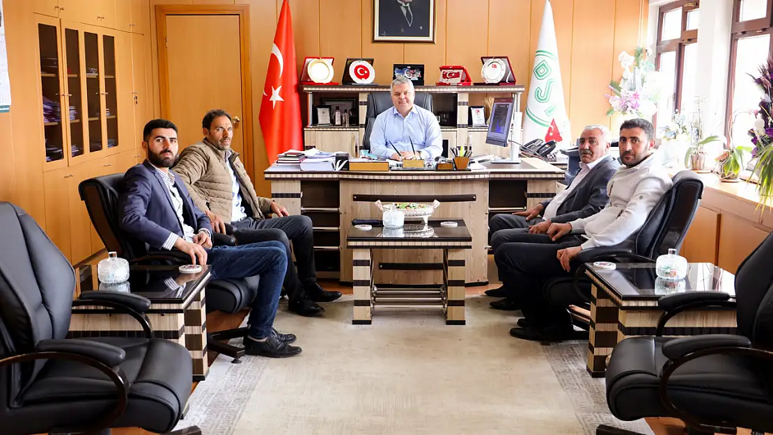 Tekmanlı Muhtarlar DSİ 8. Bölge Müdürlüğünü Ziyaret Etti
