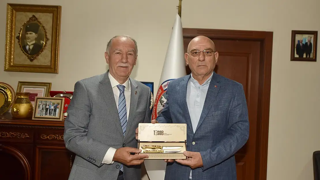 TESOB Başkanı Metin Kara'dan Erzurum ESOB'a Ziyaret