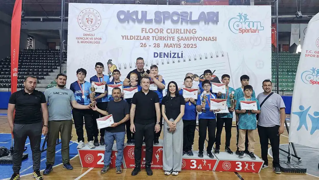 Tuzcu Mimar Sinan Ortaokulu Erkek Floor Curling Türkiye İkincisi! Kızlar çeyrek finalde