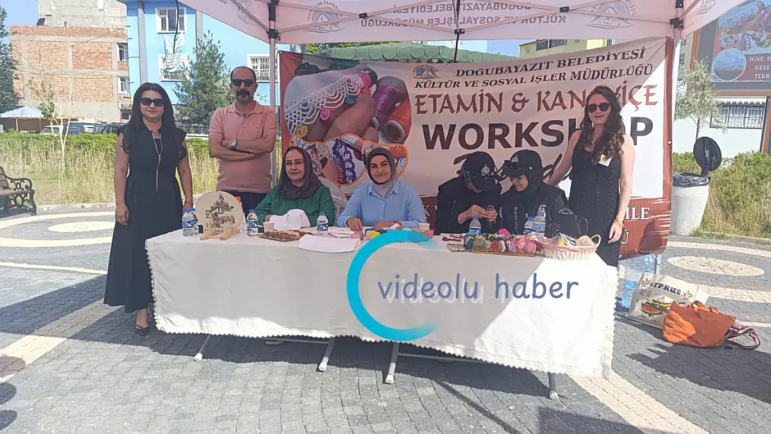 Unutulmaya yüz tutmuş el sanatı Doğubayazıt'ta yeniden hayat buldu