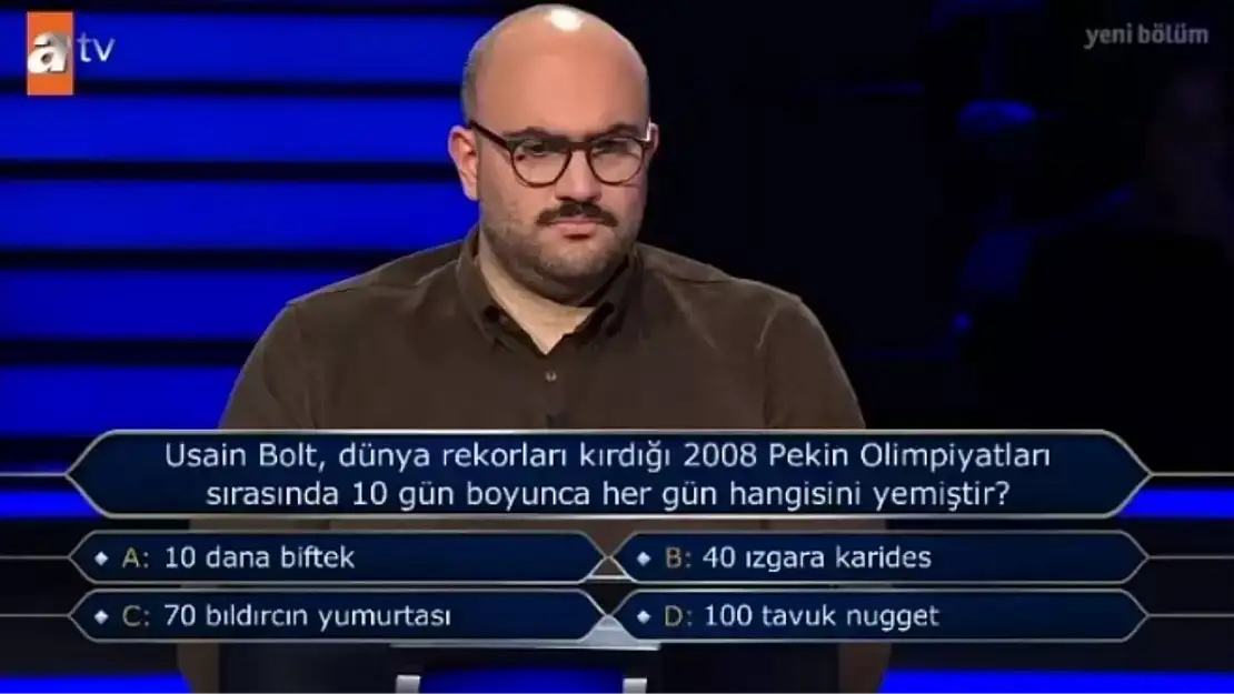 Usain Bolt, 2008 Pekin Olimpiyatları'nda ne yemiştir?