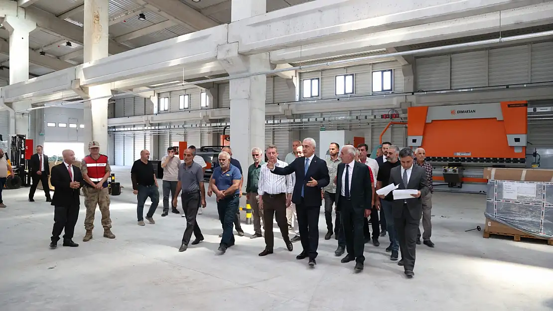 Vali Avni Çakır, Ortak Kullanım Atölyesini Yerinde İnceledi