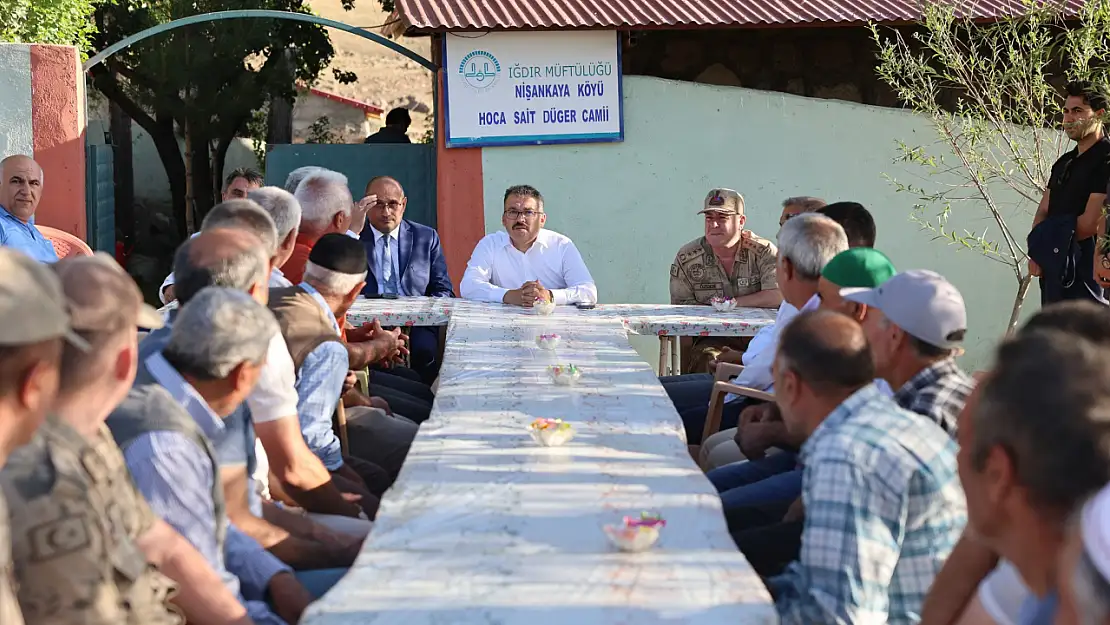 Vali Ercan Turan, Nişankaya Köyü'nü Ziyaret Etti