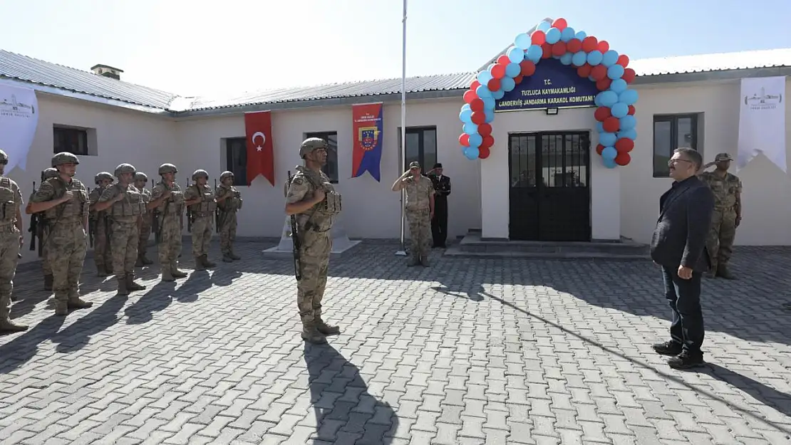 Vali Ercan Turan, Yenilenen Canderviş Karakolu'nu Ziyaret Etti