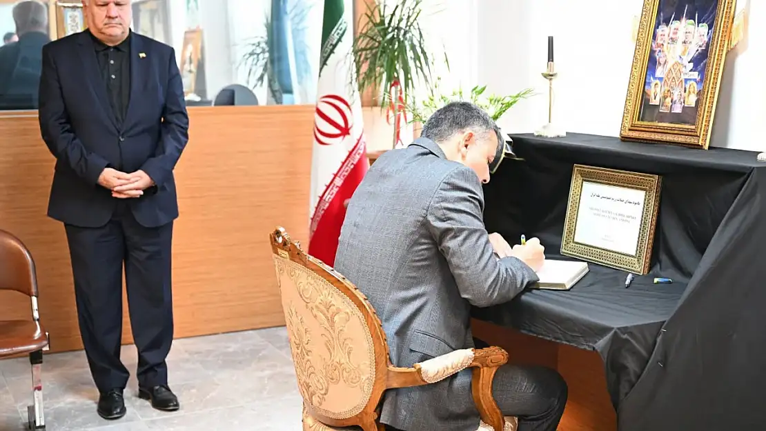 Vali Mustafa Çiftçi'den İran Başkonsolosluğu'na Taziye Ziyareti