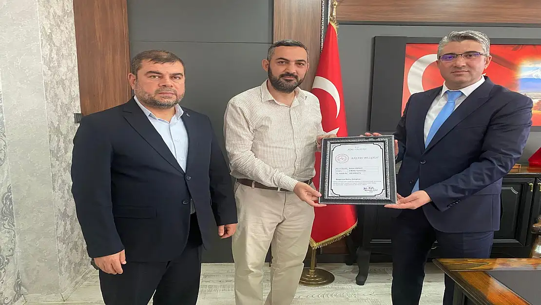 Vali Yardımcısı Çalışır'dan görev değişimi yapan müftülere teşekkür