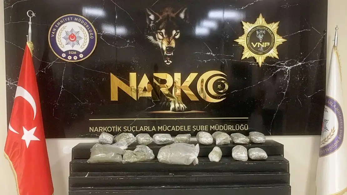 Van'da 10 kilogram 120 gram uyuşturucu skunk yakalandı