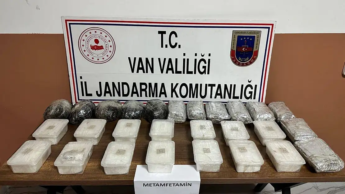 Van'da 243 kilogram uyuşturucu ele geçirildi