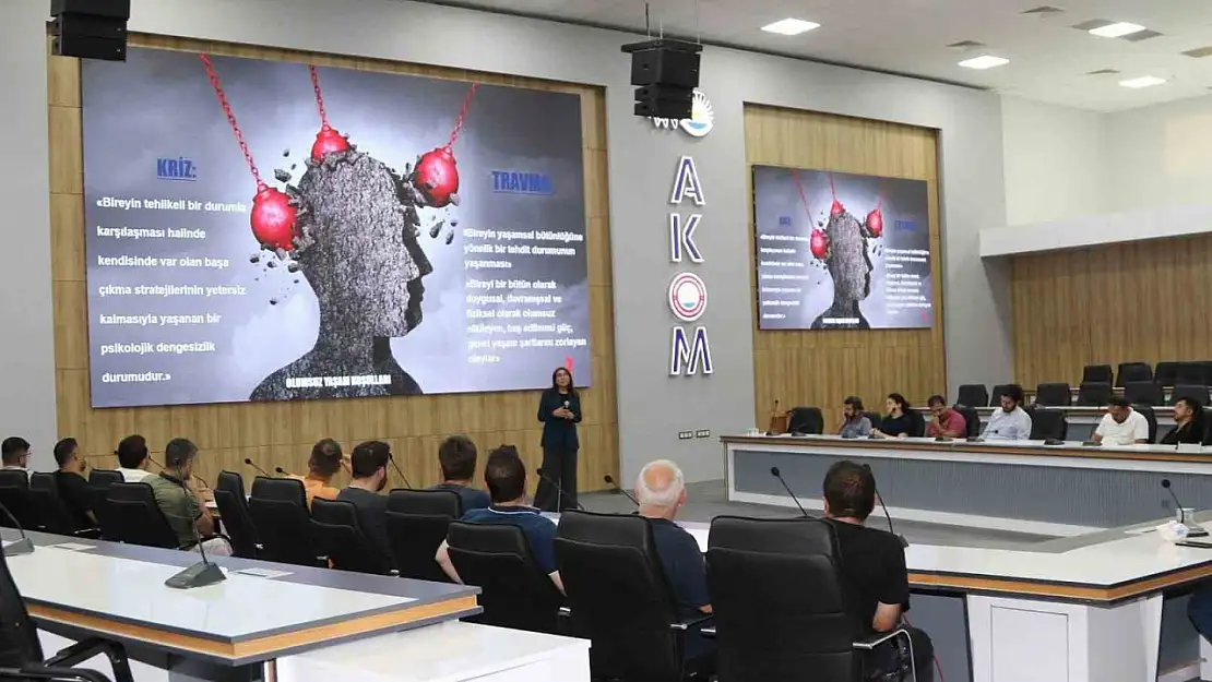 Van'da Afet Yönetimi İçin Psikolojik İlk Yardım Eğitimi Düzenlendi