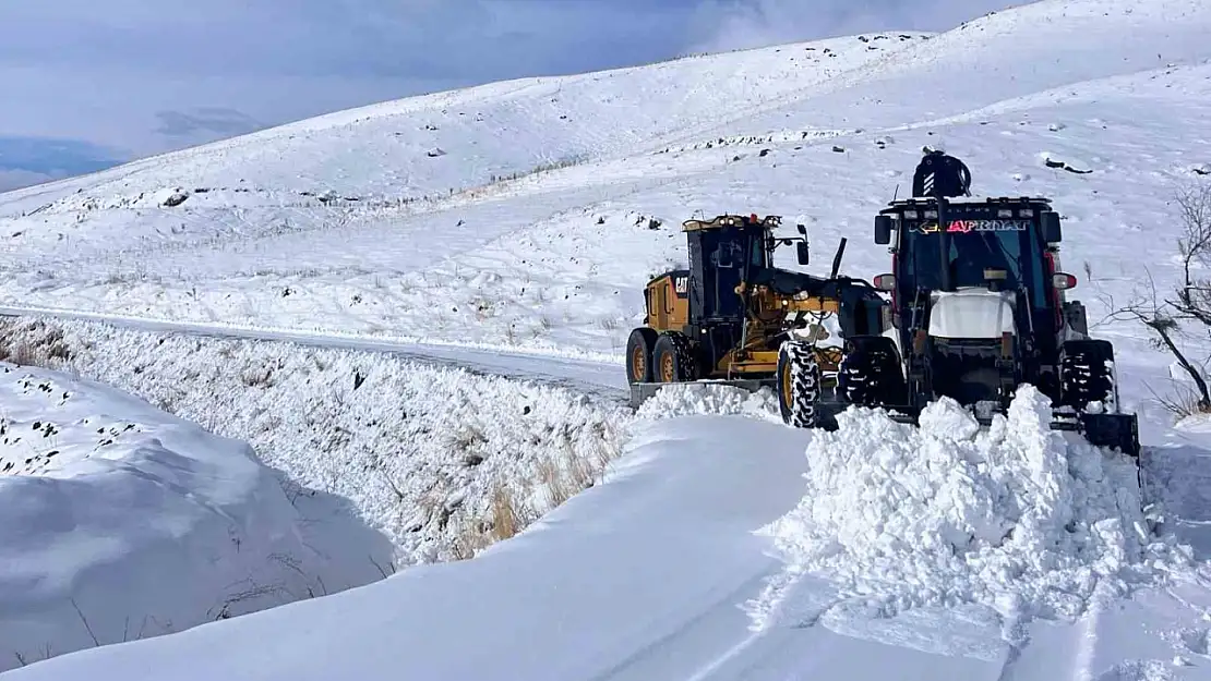 Van'da karla mücadele devam ediyor