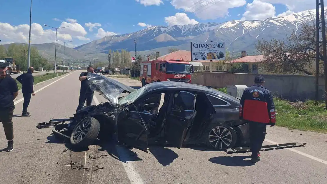 Van'da Meydana Gelen Trafik Kazasında 1 Kişi Yaralandı
