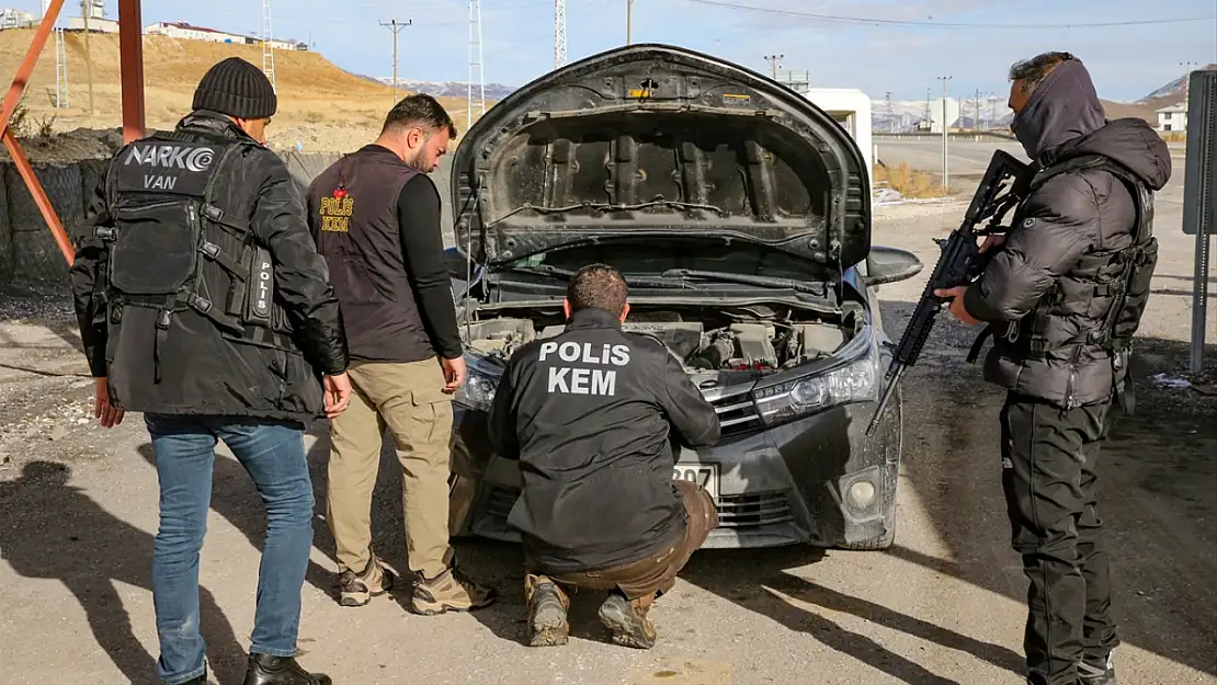 Van'da narkotik operasyonlarında büyük başarı