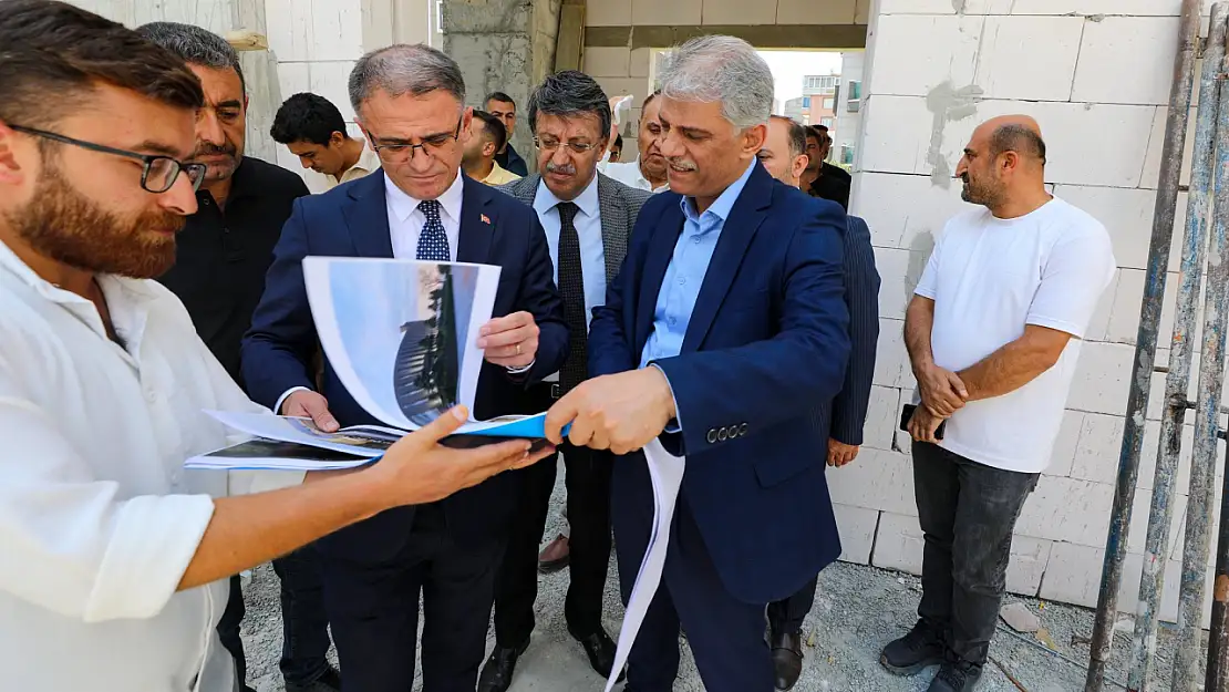 Van'da Yeni Halk Kütüphanesi ve Kültür Merkezi Projesi İlerlemesi İncelendi