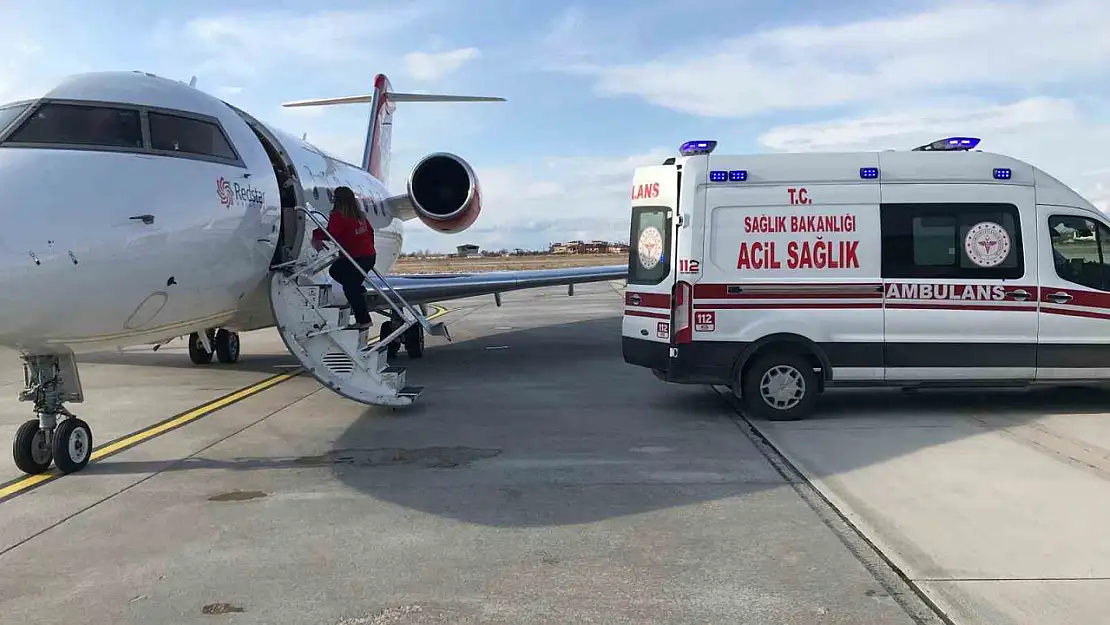 Van'da yenidoğan hastalar için hayat kurtaran ambulans uçuşlar