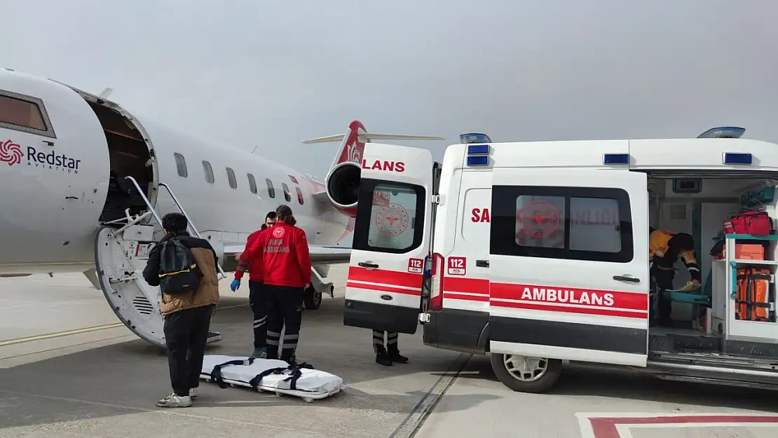 Van'dan İzmir'e ambulans uçak sevki