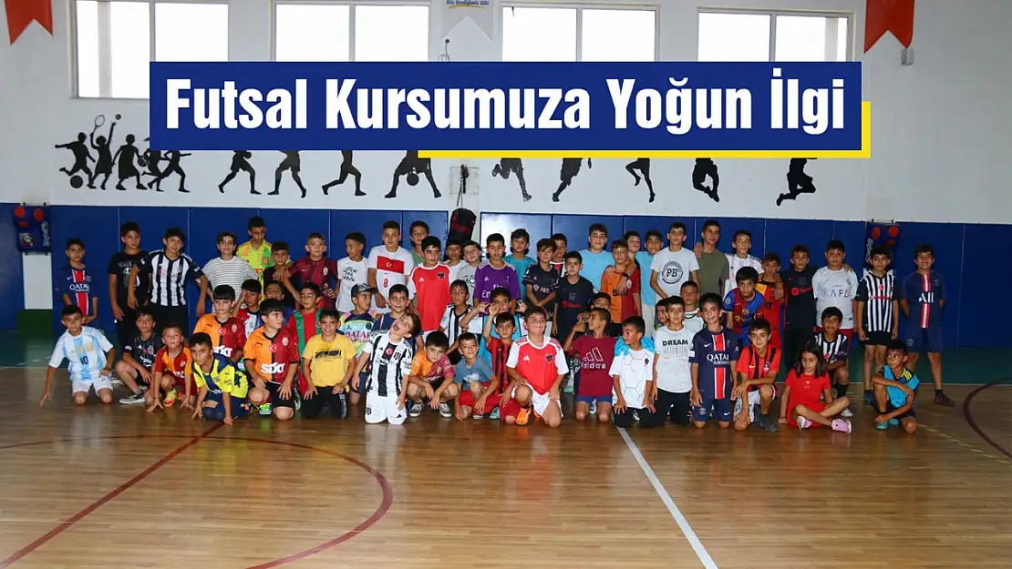 Van Edremit Belediyesi'nin Ücretsiz Futsal Kursuna Yoğun İlgi