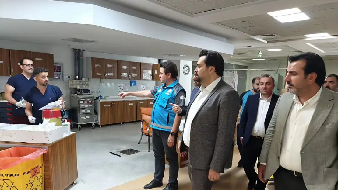 Van Sağlık Müdürü Acil Servisi Ziyaret Etti, Kalite Artışı İçin İyileştirme Planları Yapıldı