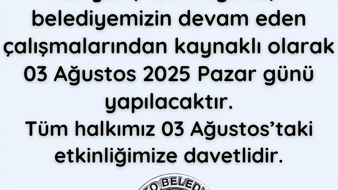 Varto Belediyesi'nden At Yarışı Etkinliği Duyurusu