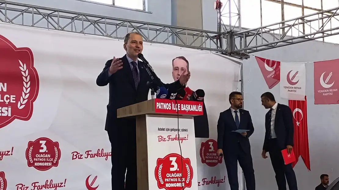 Yeniden Refah Partisi'nden Patnos çıkarması: Erbakan'dan çarpıcı açıklamalar