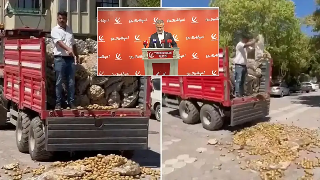 Yeniden Refah'tan ürünlerini döken çiftçilere verilen cezalara sert tepki