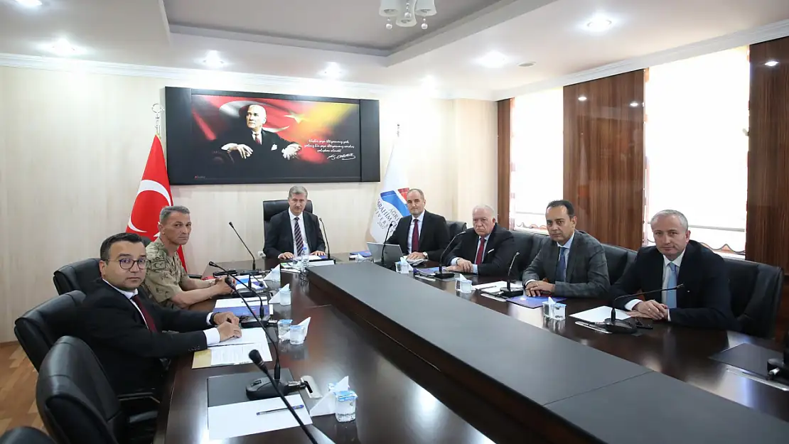 YKS öncesi koordinasyon kurulu Ağrı'da toplandı