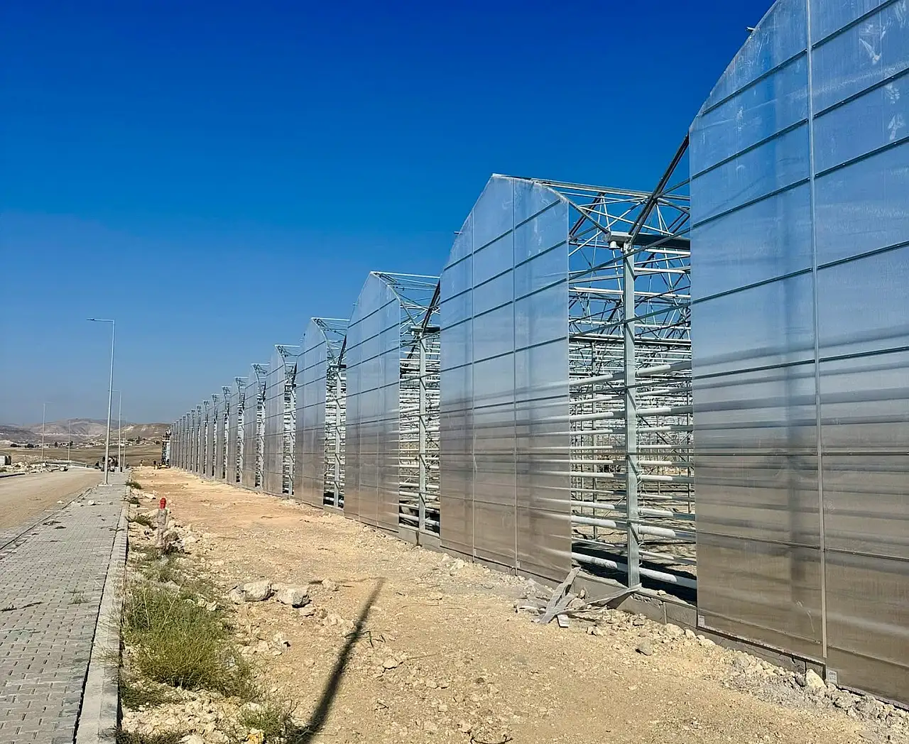 Diyadin'de jeotermal seralar üretime hazırlanıyor