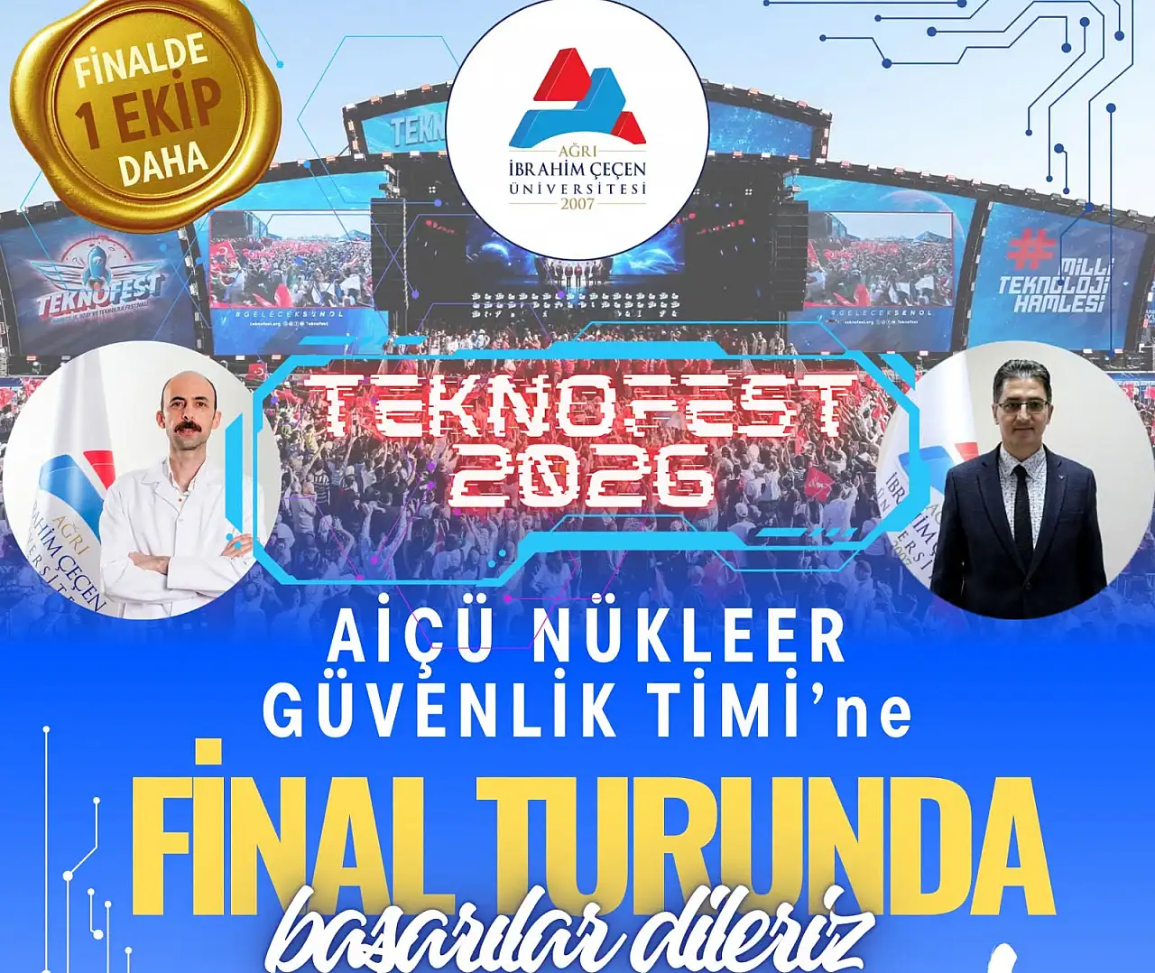 AİÇÜ'nün projesi TEKNOFEST 2026'da finale kaldı