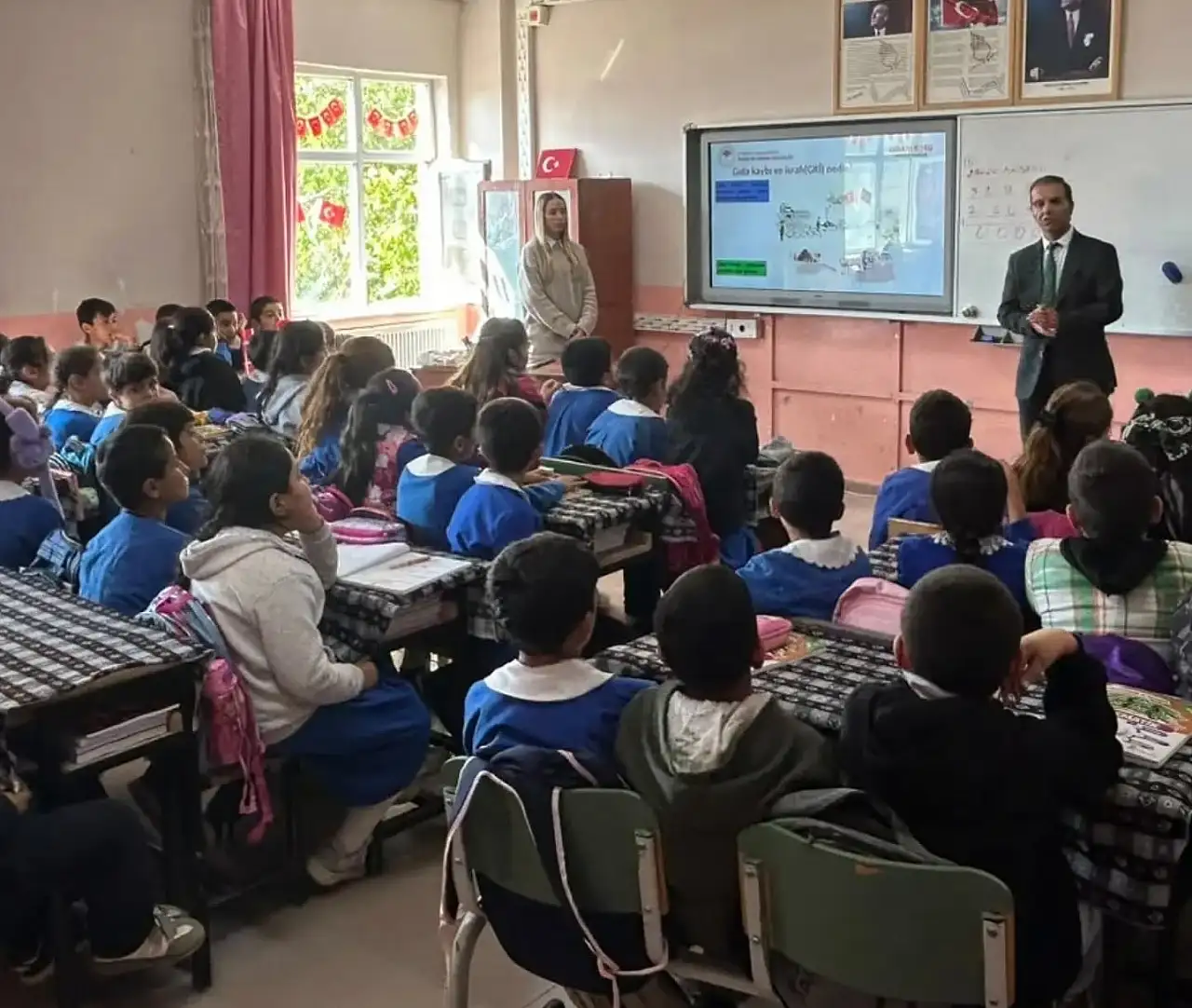 Diyadin'de öğrencilere gıda israfına karşı eğitim verildi