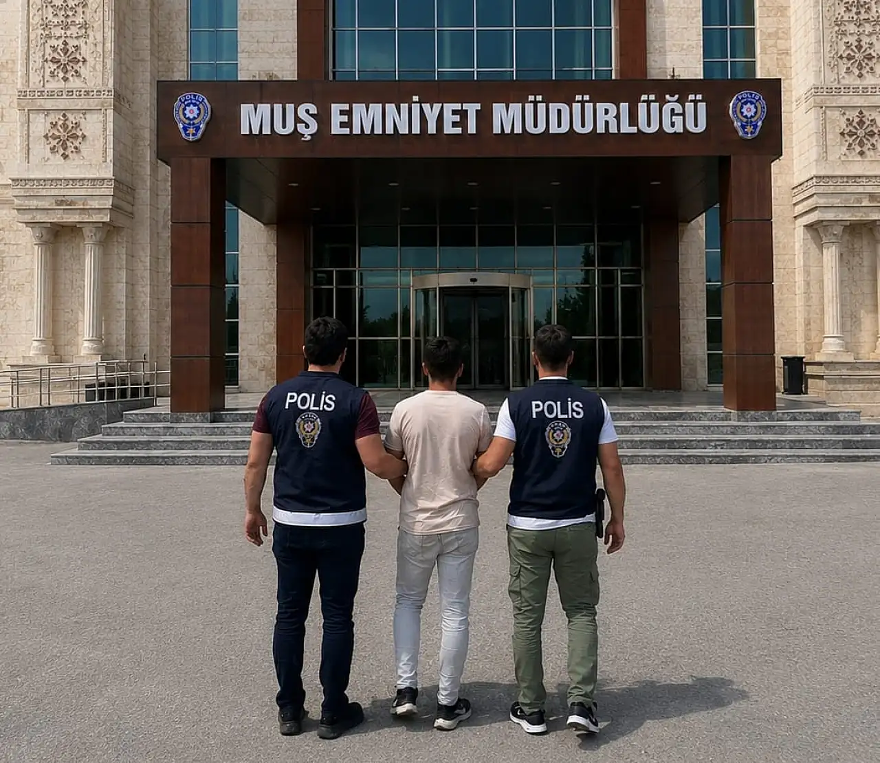 Muş'ta aranan hükümlü polisten kaçamadı