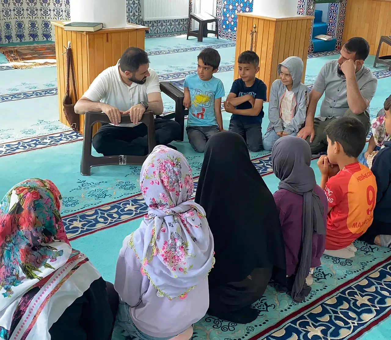 Diyadin'de Yaz Kur'an Kurslarına ziyaretler sürüyor