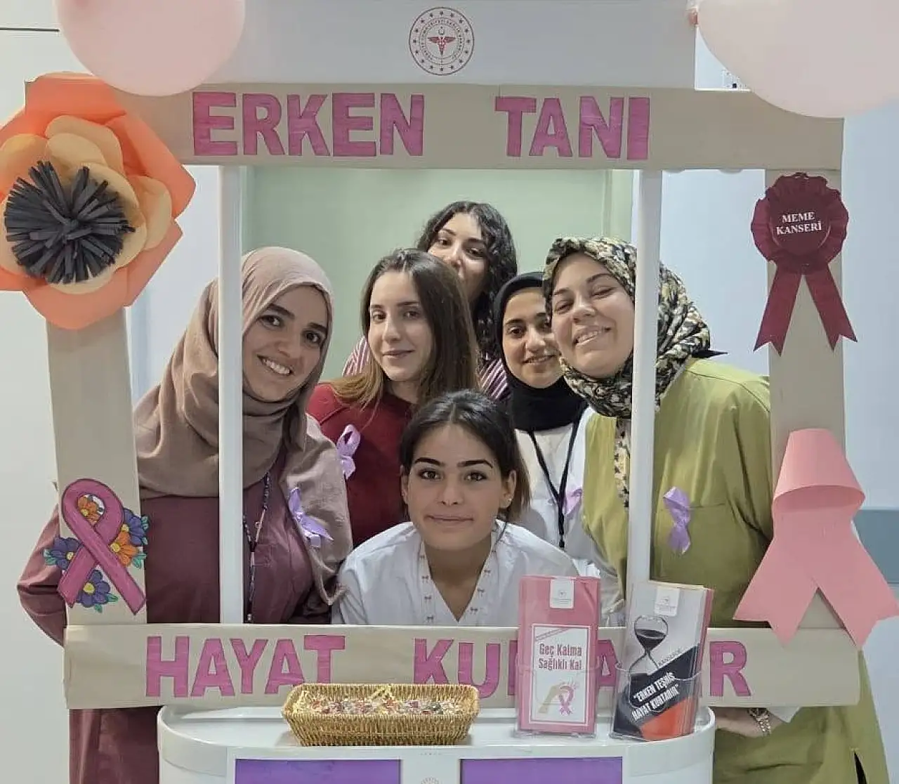 Doğubayazıt'ta meme kanserine karşı farkındalık oluşturuldu