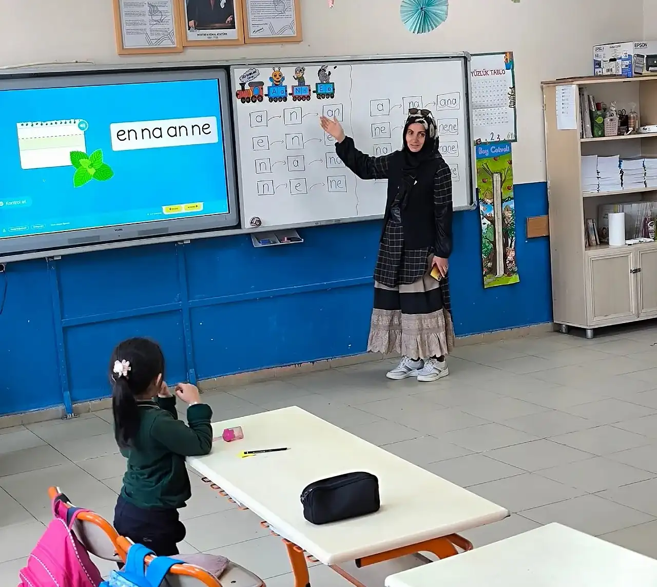 Patnos'ta iki okulun ihtiyaçları yerinde incelendi