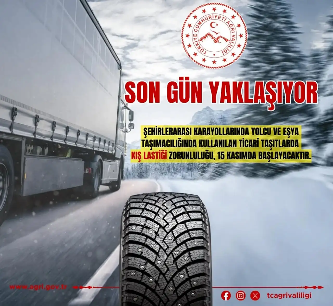 Vali Koç Ekim ayı trafik verilerini duyurdu, kış lastiği uyarısını yineledi